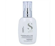 "Alfaparf Milano Semi Di Lino Diamond Extraordinary All-In-1 Fluid" nenuplaunamoji plaukų priežiūros priemonė 125ml