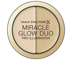 „Max Factor Miracle Glow Duo“ šviesinamoji pudra, 10 šviesių atspalvių, 11 g
