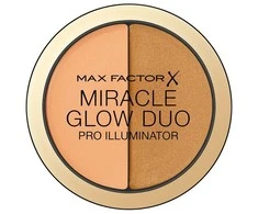 „Max Factor Miracle Glow Duo“ šviesinamoji pudra, 10 šviesių atspalvių, 11 g