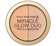 „Max Factor Miracle Glow Duo“ šviesinamoji pudra, 10 šviesių atspalvių, 11 g
