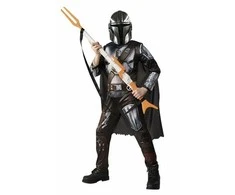 Kostiumas vaikams Rubies Deluxe The Mandalorian Juoda