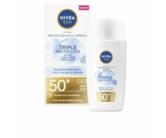 Nivea Sun Triple Protection Ultralight Facial Fluid Spf50 40ml veido fluidas