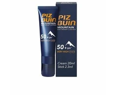 Piz Buin Mountain Sun kreminis ir lūpų dažai SPF50, 20 ml