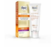 ROC Soleil-Protect Anti-Brown Spot Unifying Fluid SPF 50+ apsauginis fluidas veidui nuo pigmentinių dėmių, 50 ml