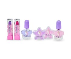 Aquarius MARTINELIA Little Unicorn rinkinys: nagų lakas- 2x 4,5 ml, 2x 2,5 g blizgantys lūpų balzamai ir 2x1,5 g lūpdažis.