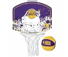 WILSON NBA TEAM MINI HOOP LA LAKERS mini krepšinio lenta su kamuoliuku
