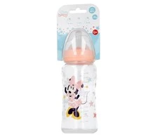 Gertuvė Minnie Mouse Mickey Mouse buteliukas su šiaudų mėlyna spalva