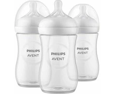 PHILIPS AVENT NATURAL RESPONSE BUTELIUKŲ RINKINYS, 260 ML, 1 MĖN.+, 3 VNT., BALTI