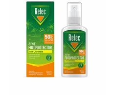 Relec Photoprotector 2 in 1 Citronella purškiamas apsauginis losjonas nuo saulės su Spf50 100ml