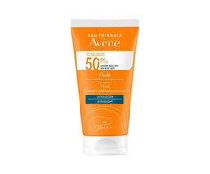 aukšto lygio apsaugos priemonė nuo saulės jautriai normaliai mišriai odai Avène Fluid SPF50+ 50ml