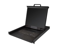 StarTech 1U SINGLE PORT KVM Žaidimų konsolė FOR/SERVER RACK - VGA KVM - 19IN