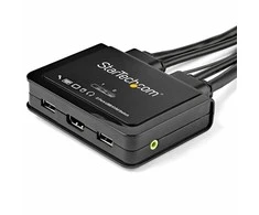 StarTech 2 PORT HDMI KVM SWITCH - 4K60/USB 4K 60HZ - OS INDEPENDENT