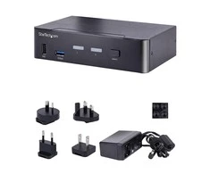 StarTech KVM konsolė StarTech KVM 2 prievadų USB-C KVM jungiklis
