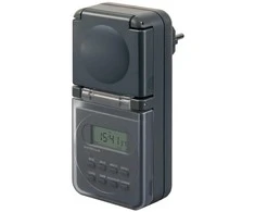 Brennenstuhl skaitmeninis savaitinis laikmatis IP44, LCD ekranas, antracitas
