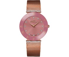 Laikrodis BELLEVUE F116. Kwarcowy, Kolor ROSE. Kobieta.