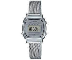 Casio Retro vintažinis moteriškas laikrodis LA670WEM-7DF + dėžutė