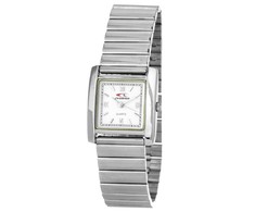 Laikrodis CHRONOTECH CT7001-01M. Kwarcowy, Kolor balta. Kobieta.
