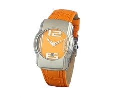 Laikrodis CHRONOTECH CT7279B-07. Kwarcowy, Kolor oranžinė. Kobieta.