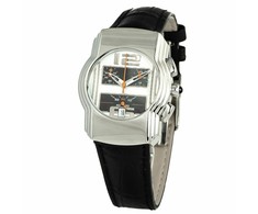 Laikrodis CHRONOTECH CT7280B-03. Kwarcowy, Kolor juoda. Kobieta.