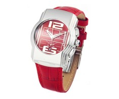 Laikrodis CHRONOTECH CT7280B-05. Kwarcowy, Kolor raudona. Kobieta.