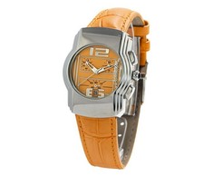 Laikrodis CHRONOTECH CT7280B-07. Kwarcowy, Kolor oranžinė. Kobieta.