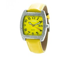 Laikrodis CHRONOTECH CT7435-05. Kwarcowy, Kolor geltona. Kobieta.