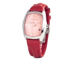 Laikrodis CHRONOTECH CT7588L-04. Kwarcowy, Kolor raudona. Kobieta.