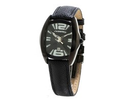 Laikrodis CHRONOTECH CT7814L-01. Kwarcowy, Kolor juoda. Kobieta.