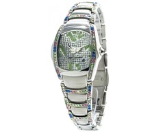 Laikrodis CHRONOTECH CT7896SS-74M. Kwarcowy, Kolor žalia. Kobieta.