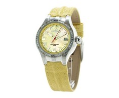 Laikrodis CHRONOTECH CT7980L-05S. Kwarcowy, Kolor geltona. Kobieta.