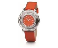 Laikrodis FOLLI FOLLIE WF0A046SSO. Kwarcowy, Kolor oranžinė. Kobieta.