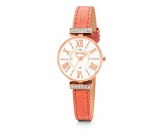 Laikrodis FOLLI FOLLIE WF13B014SSW. Kwarcowy, Kolor balta. Kobieta.