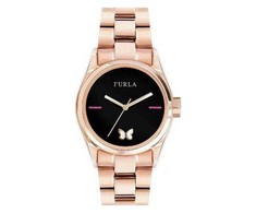 Laikrodis FURLA R4253101537. Kwarcowy, Kolor juoda. Kobieta.