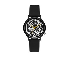 Laikrodis GUESS V0023M8. Kwarcowy, Kolor juoda. Kobieta.