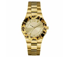 Laikrodis GUESS W0404L1. Kwarcowy, Kolor Champagne. Kobieta.