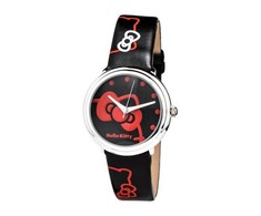 Laikrodis HELLO KITTY HK7131L-04. Kwarcowy, Kolor juoda. Kobieta.