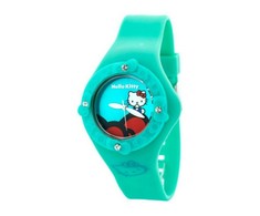 Laikrodis HELLO KITTY HK7158LS-13. Kwarcowy, Kolor žalia. Kobieta.