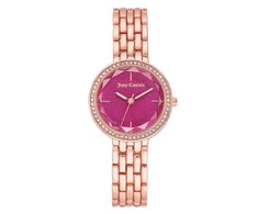 Laikrodis JUICY COUTURE JC1208HPRG. Kwarcowy, Kolor rožinė. Kobieta.