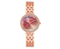 Laikrodis JUICY COUTURE JC1208PKRG. Kwarcowy, Kolor raudona. Kobieta.
