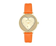 Laikrodis JUICY COUTURE JC1234GPOR. Kwarcowy, Kolor smėlio spalva. Kobieta.