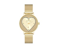 Laikrodis JUICY COUTURE JC1240CHGP. Kwarcowy, Kolor smėlio spalva. Kobieta.