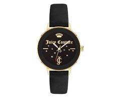 Laikrodis JUICY COUTURE JC1264GPBK. Kwarcowy, Kolor juoda. Kobieta.
