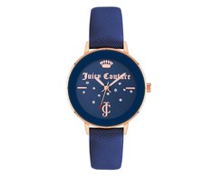 Laikrodis JUICY COUTURE JC1264RGNV. Kwarcowy, Kolor mėlyna. Kobieta.