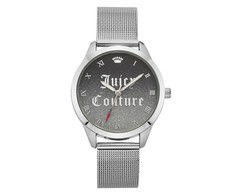 Laikrodis JUICY COUTURE JC1279BKSV. Kwarcowy, Kolor pilka. Kobieta.