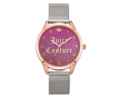 Laikrodis JUICY COUTURE JC1279HPRT. Kwarcowy, Kolor rožinė. Kobieta.