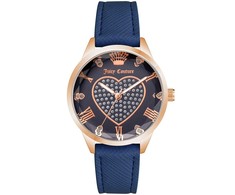 Laikrodis JUICY COUTURE JC1300RGNV. Kwarcowy, Kolor mėlyna. Kobieta.