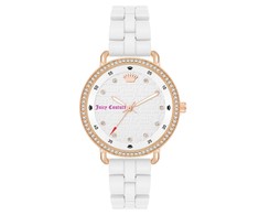 Laikrodis JUICY COUTURE JC1310RGWT. Kwarcowy, Kolor balta. Kobieta.