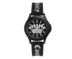 Laikrodis JUICY COUTURE JC1325BKBK. Kwarcowy, Kolor juoda. Kobieta.