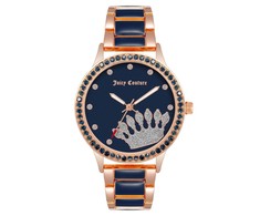 Laikrodis JUICY COUTURE JC1334RGNV. Kwarcowy, Kolor mėlyna. Kobieta.