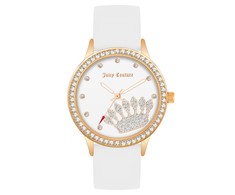 Laikrodis JUICY COUTURE JC1342RGWT. Kwarcowy, Kolor balta. Kobieta.